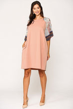 Load image into Gallery viewer, Solid Side Pocket Shift Dress