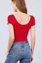 Load image into Gallery viewer, Solid Short Sleeve Scoop Neck Bodysuit