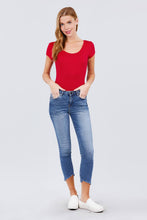 Load image into Gallery viewer, Solid Short Sleeve Scoop Neck Bodysuit