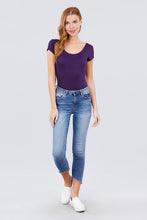 Load image into Gallery viewer, Solid Short Sleeve Scoop Neck Bodysuit