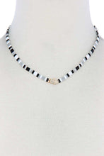 Load image into Gallery viewer, Hamsa Hand Charm Color Block Necklace