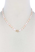 Load image into Gallery viewer, Hamsa Hand Charm Color Block Necklace