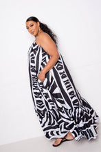 Load image into Gallery viewer, Printed Voluminous Maxi Dress