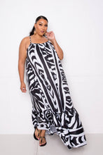 Load image into Gallery viewer, Printed Voluminous Maxi Dress