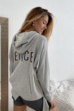 Load image into Gallery viewer, Uneven Hem Graphic "venice" Pullover Hoodie