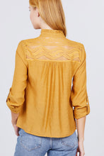 Load image into Gallery viewer, V-neck Button Down Woven Top