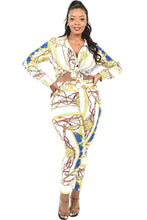 Load image into Gallery viewer, Plus Pattern Printed 2 Piece Legging Set