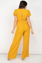 Load image into Gallery viewer, V-neck Lace Jumpsuit