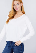 Load image into Gallery viewer, V-neck Back Cross Sweater