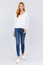 Load image into Gallery viewer, V-neck Back Cross Sweater