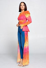 Load image into Gallery viewer, Tie Dye One Shoulder Top