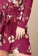 Load image into Gallery viewer, Floral Woven Button-down Collared Shirt Dress