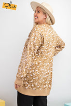 Load image into Gallery viewer, Leopard Printed Terry Knit Dress