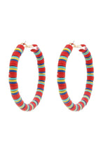 Load image into Gallery viewer, Colorful Bangle Hoop Earring