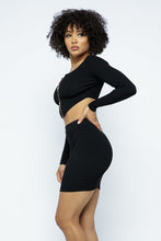 Load image into Gallery viewer, 2 Way Zipper Mini Skirt Set