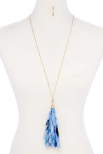 Load image into Gallery viewer, Tye Dye Fabric Tassel Necklace