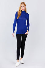 Load image into Gallery viewer, Turtle Neck Rayon Jersey Top