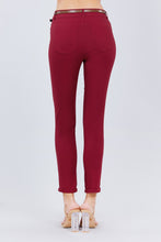 Load image into Gallery viewer, Belted Textured Long Pants
