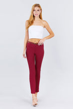 Load image into Gallery viewer, Belted Textured Long Pants