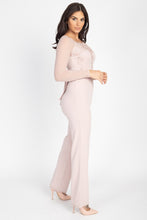 Load image into Gallery viewer, Self Tie Lace Embroidered Jumpsuit