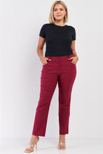 Load image into Gallery viewer, Plus Mid-rise Two Side Leg Zipper Pants