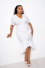 Load image into Gallery viewer, Ruched Mermaid Dress