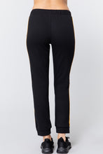 Load image into Gallery viewer, Side Stripe Tape French Terry Pants