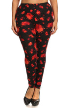 Load image into Gallery viewer, Plus Size Splatter Print, Full Length Leggings In A Slim Fitting Style With A Banded High Waist