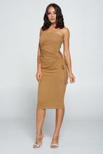Load image into Gallery viewer, Strapless Solid Color Bodycon Dress