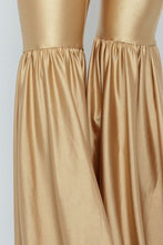 Load image into Gallery viewer, Yoga Off The Shoulder Slit Bell Wide Leg Flare Jumpsuit