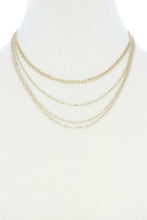 Load image into Gallery viewer, 4 Layer Metal Necklace