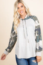 Load image into Gallery viewer, Solid French Terry Casual Hoodie