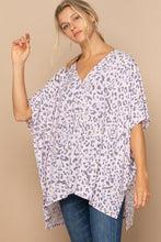 Load image into Gallery viewer, Leopard And Letter Printed Knit Top