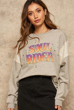 Load image into Gallery viewer, A French Terry Knit Graphic Sweatshirt