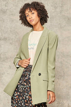 Load image into Gallery viewer, A Solid Woven Blazer Jacket