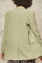 Load image into Gallery viewer, A Solid Woven Blazer Jacket