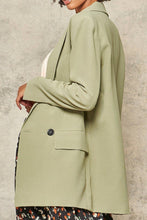 Load image into Gallery viewer, A Solid Woven Blazer Jacket