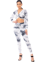 Load image into Gallery viewer, Tie Dye Ribbed Sweater Set