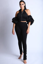 Load image into Gallery viewer, Puff Sleeve Hoodie Set