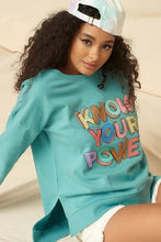 Load image into Gallery viewer, A Mineral Washed French Terry Graphic Sweatshirt