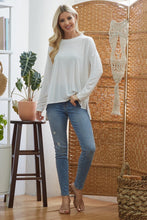 Load image into Gallery viewer, Criss Cross Open Back Longsleeve Top