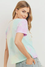 Load image into Gallery viewer, Tie Dyed Round Neck Short Sleeve Tee