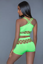 Load image into Gallery viewer, Wide Fishnet, Long Sleeve Bodysuit.