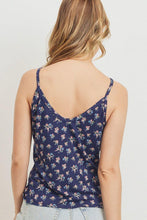 Load image into Gallery viewer, Printed Jersey Front Gathered Sleeveless Top