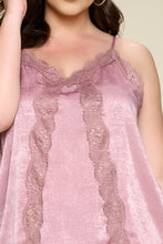Load image into Gallery viewer, Solid Satin Sleeveless Cami Woven Tank Top