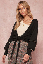 Load image into Gallery viewer, A Textured Knit Cardigan Sweater