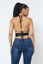 Load image into Gallery viewer, Satin Wrap Around Top