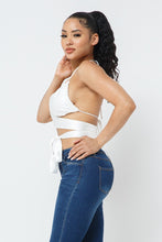 Load image into Gallery viewer, Satin Wrap Around Top