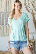 Load image into Gallery viewer, Short Sleeve V Neck Top