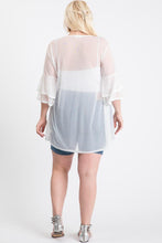 Load image into Gallery viewer, Ruffle Sleeve Open Cardigan